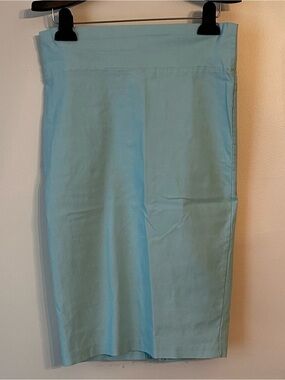 Light Blue Pencil Skirt